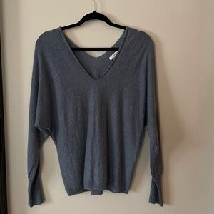 VINCE. airy blue sweater
